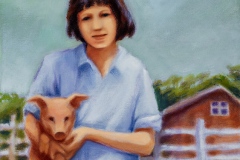 Maudie and the Piglet